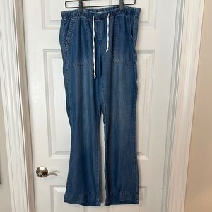 Cloth & Stone Casual Blue Drawstring Pants